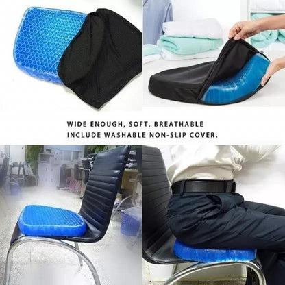 Gel Orthopedic Seat Cushion for Office Chair for Back pain