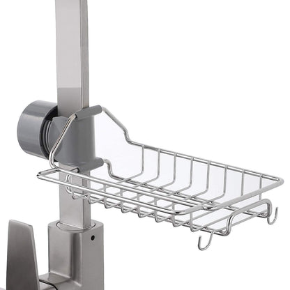 Stainless Steel Faucet Hanging Shelf-Sponge Holders