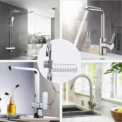 Stainless Steel Faucet Hanging Shelf-Sponge Holders